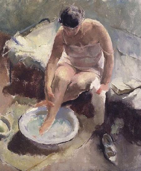 unknow artist Foot Bath oil painting picture